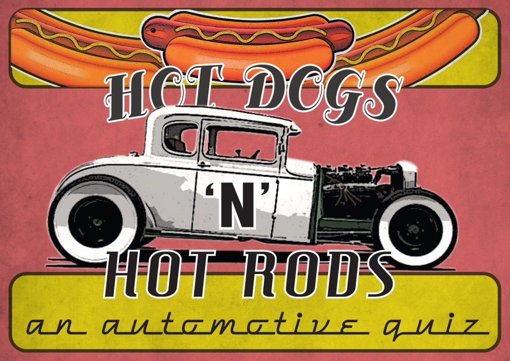 Illustrator hot dogs and hot rods flyer